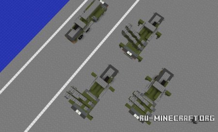  MAN KAT1 Patriot Surface to Air Missile (SAM) System  Minecraft