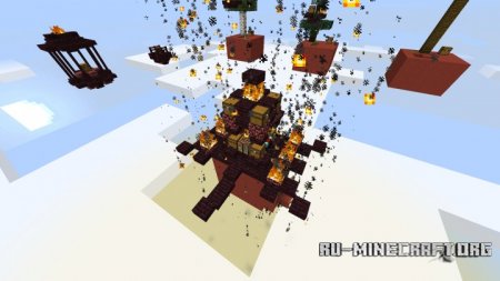  SkyWar Of Nether  Minecraft