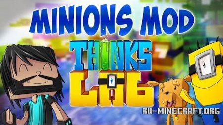 Скачать Think’s Lab Minions для Minecraft 1.8