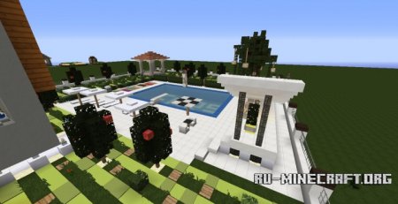 Square - Modern House  Minecraft