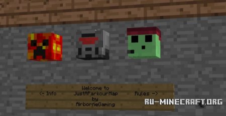  JustAParkourMap by AirborneGaming  Minecraft