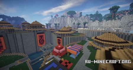  Sapphire Sea | Water Town  Minecraft