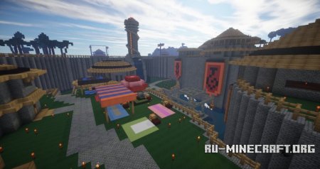  Sapphire Sea | Water Town  Minecraft