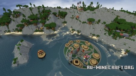  Sapphire Sea | Water Town  Minecraft