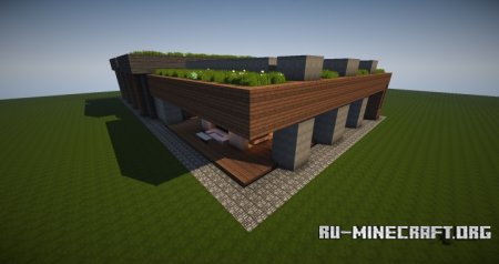  Modern House - "Casing"  Minecraft