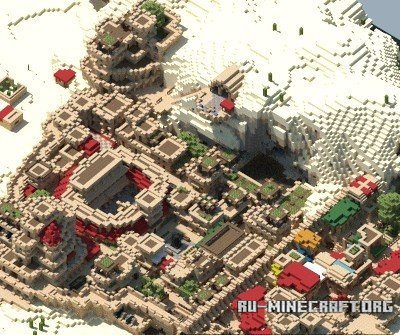  Desert city  Minecraft