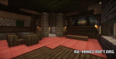  Small Rustic House with Airship  Minecraft