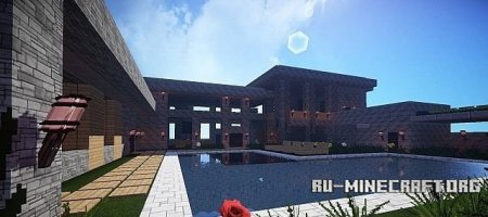  Maison moderne - Moderne house   Minecraft