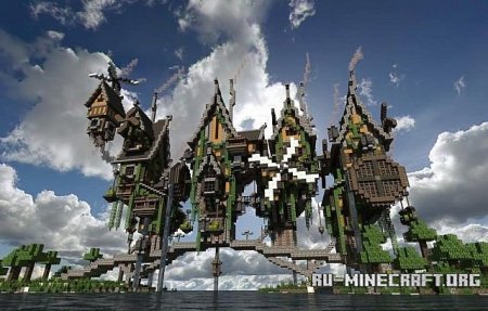 Скачать Steamshire Bridge Line  для Minecraft