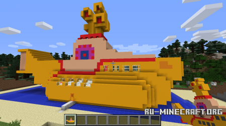 Скачать Yellow Submarine для Minecraft 1.8