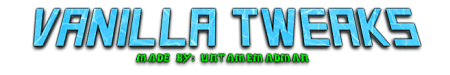 UTMM - Vanilla Tweaks  Minecraft 1.8.3