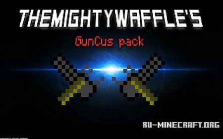 Скачать TheMightyWaffle's GunCus для Minecraft 1.7.10