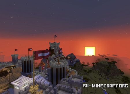 ������� Castle Plateau ��� Minecraft