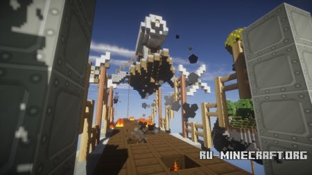  Fallen Island  Minecraft