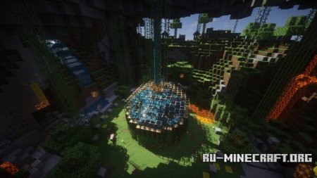  Fallen Island  Minecraft