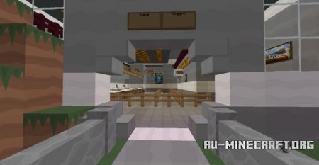 Скачать Huge Airport для Minecraft