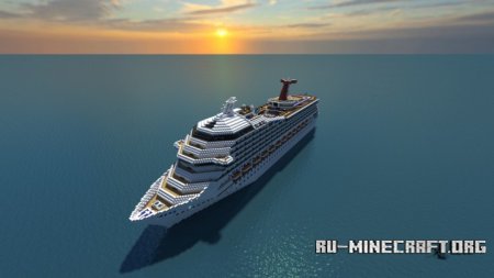  Carnival Victory Cruise Ship  Minecraft 