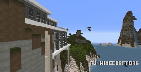 Скачать Modern Cliff House для Minecraft