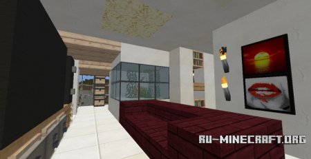 Скачать Modern Cliff House для Minecraft