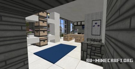 Скачать Modern Cliff House для Minecraft