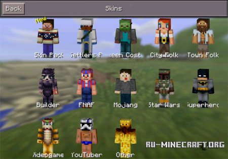  More Skin Packs  Minecraft PE 0.13.1