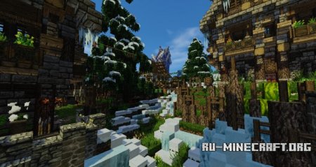 Silver Creek - Epic Nordic Village  Minecraft