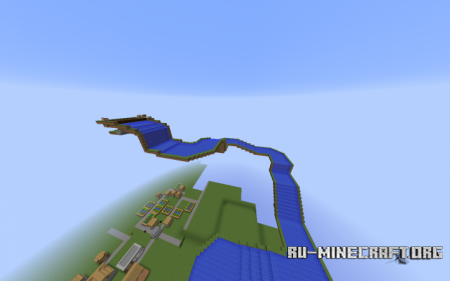 Скачать The Race of Boat для Minecraft