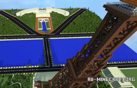 Скачать Eiffel Tower для Minecraft