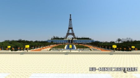 Скачать Eiffel Tower для Minecraft