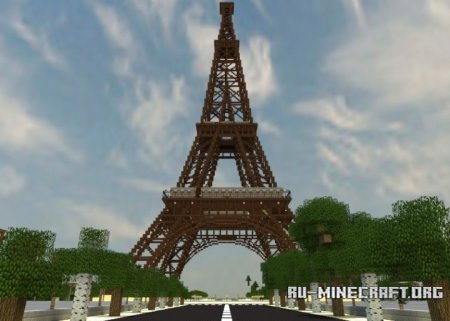Скачать Eiffel Tower для Minecraft