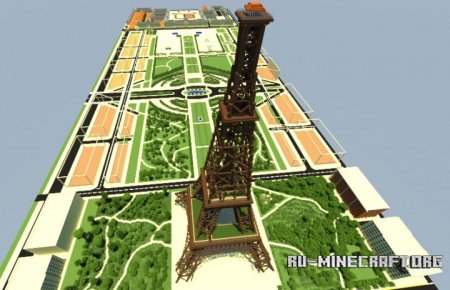 Скачать Eiffel Tower для Minecraft