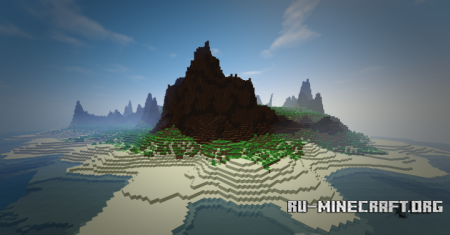  Hedaria | Tropical Custom Terrain  Minecraft