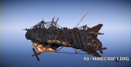  Steampunk Battle Ship  Minecraft
