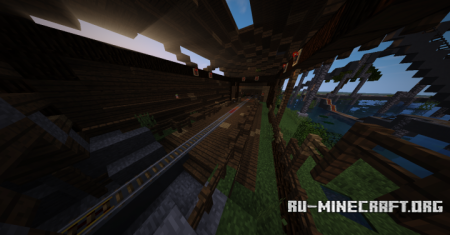 Скачать The Swampy Splash Coaster для Minecraft