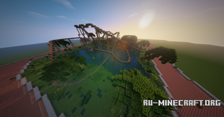 Скачать The Swampy Splash Coaster для Minecraft