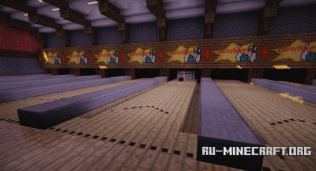 Скачать Bowling Minigame для Minecraft 1.10.2
