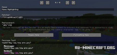  ChatFlow  Minecraft 1.10.2