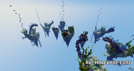 Скачать Aqua Skywars для Minecraft