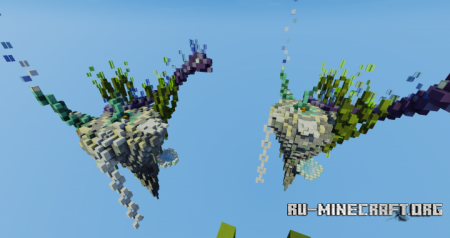 Скачать Aqua Skywars для Minecraft