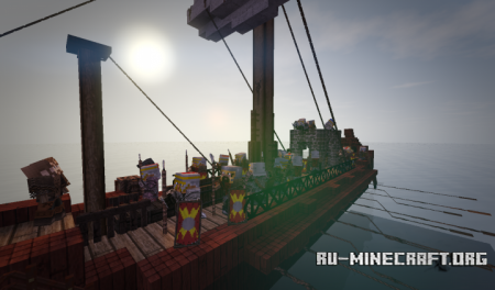  Small Galley Roman  Minecraft