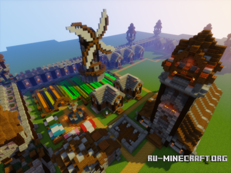 Скачать Village - With Redstone Features для Minecraft Скачать Village - With Redstone Features для Minecraft