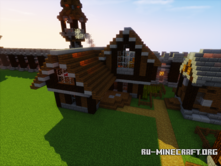 Скачать Village - With Redstone Features для Minecraft Скачать Village - With Redstone Features для Minecraft
