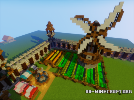 Скачать Village - With Redstone Features для Minecraft Скачать Village - With Redstone Features для Minecraft