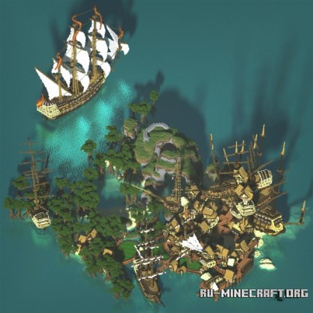  Ship Stack Shanty Town  Minecraft