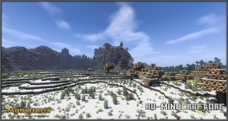  Monsterley Add-on: Winter [32x]  Minecraft 1.11