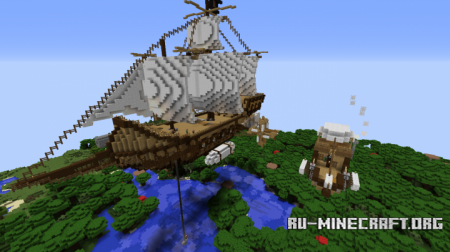Скачать Flying Ship для Minecraft