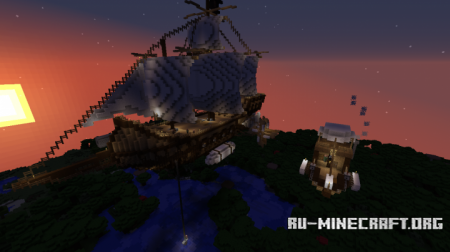 Скачать Flying Ship для Minecraft