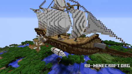 Скачать Flying Ship для Minecraft
