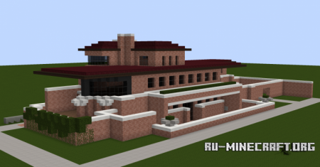 ������� Robie House - Frank Lloyd Wright ��� Minecraft