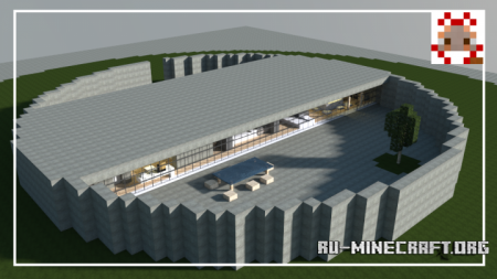 ������� Cylndrical Minimalist House ��� Minecraft